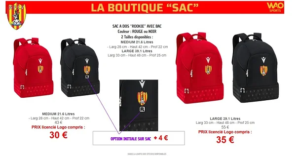 Offre sac à dos
